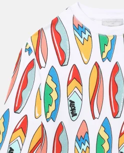 Surfboard Print Sweatshirt