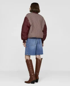 S-Wave Jacquard Bomber Jacket