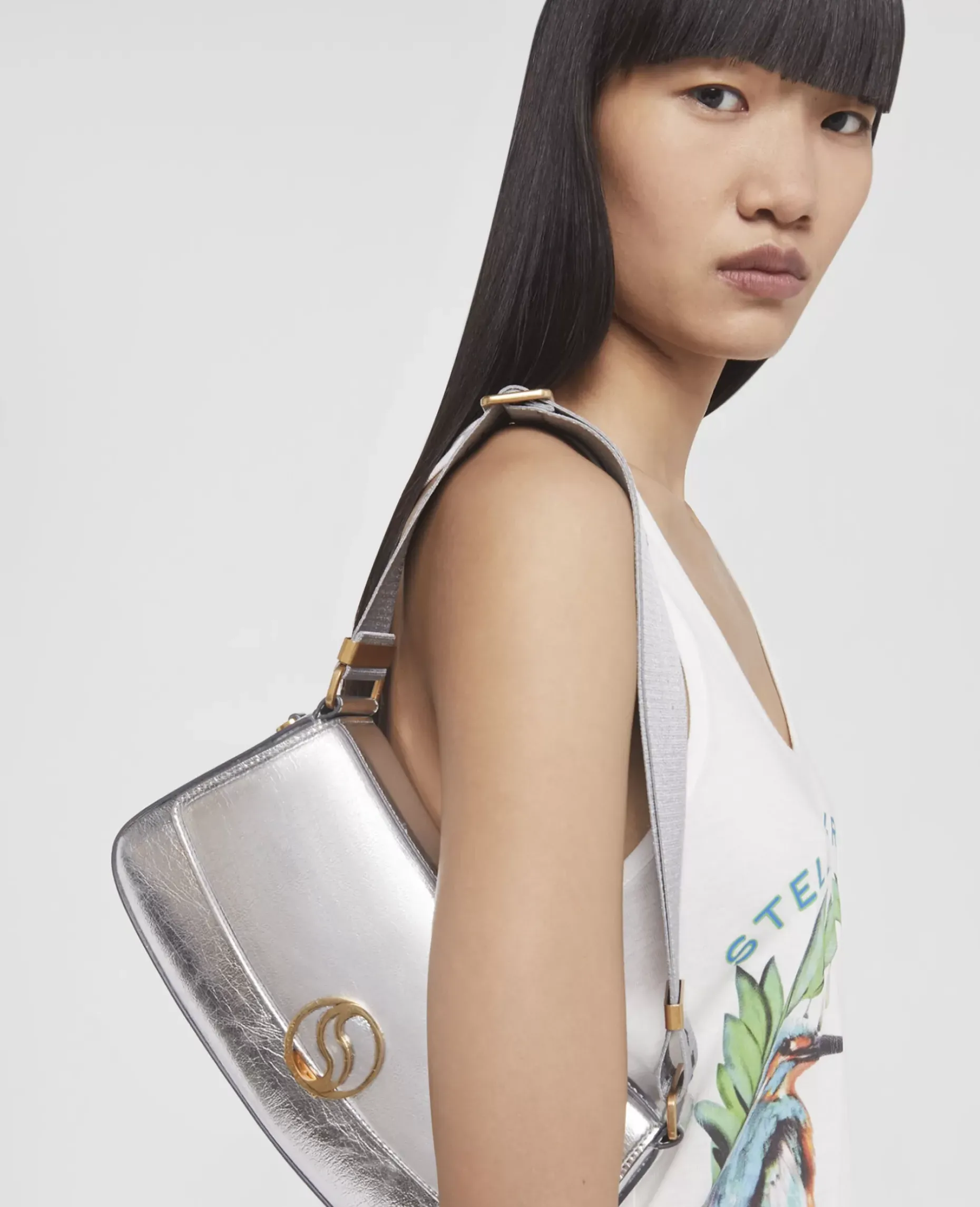 S-Wave Metallic Shoulder Bag