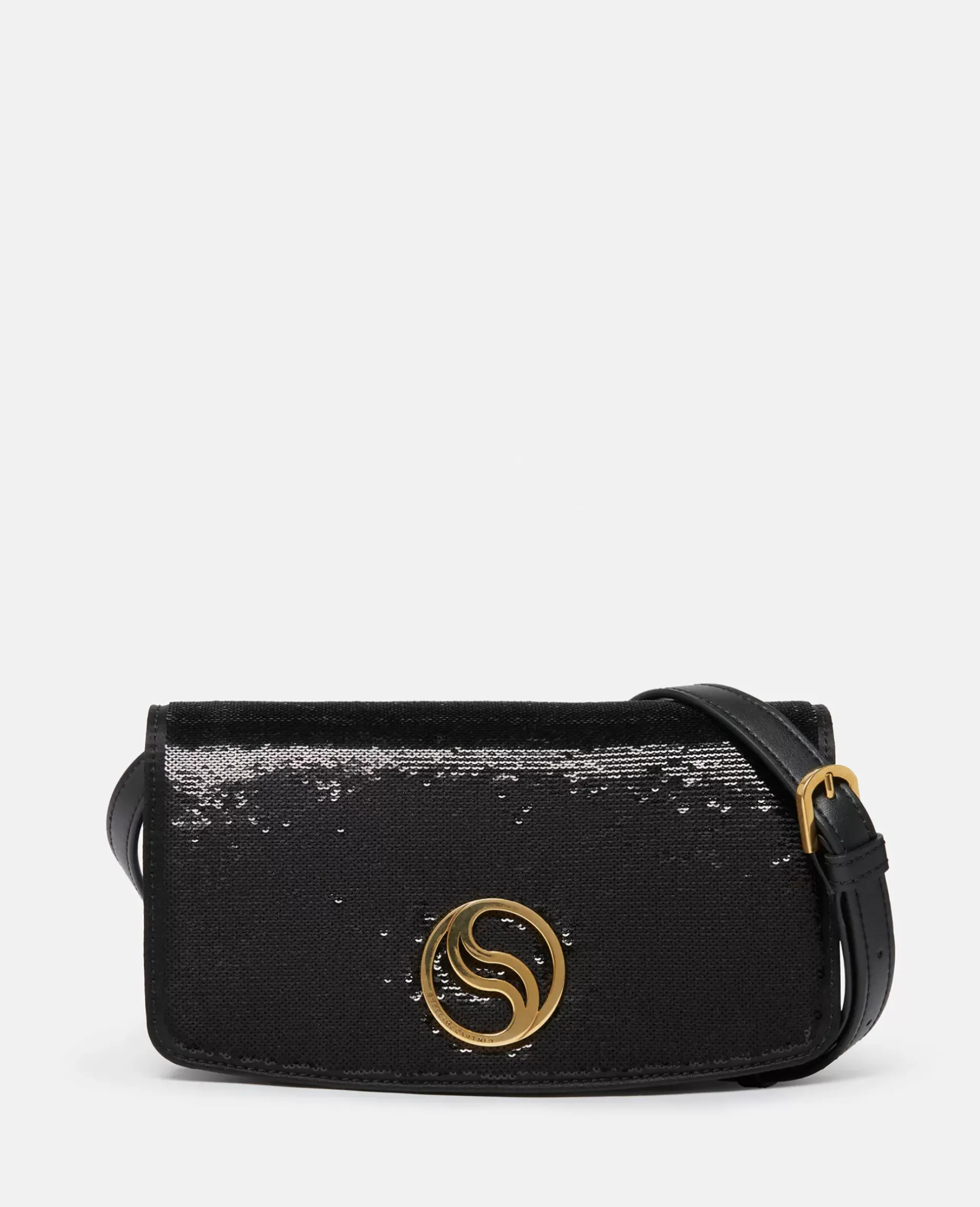 S-Wave Sequinned Wallet On Strap