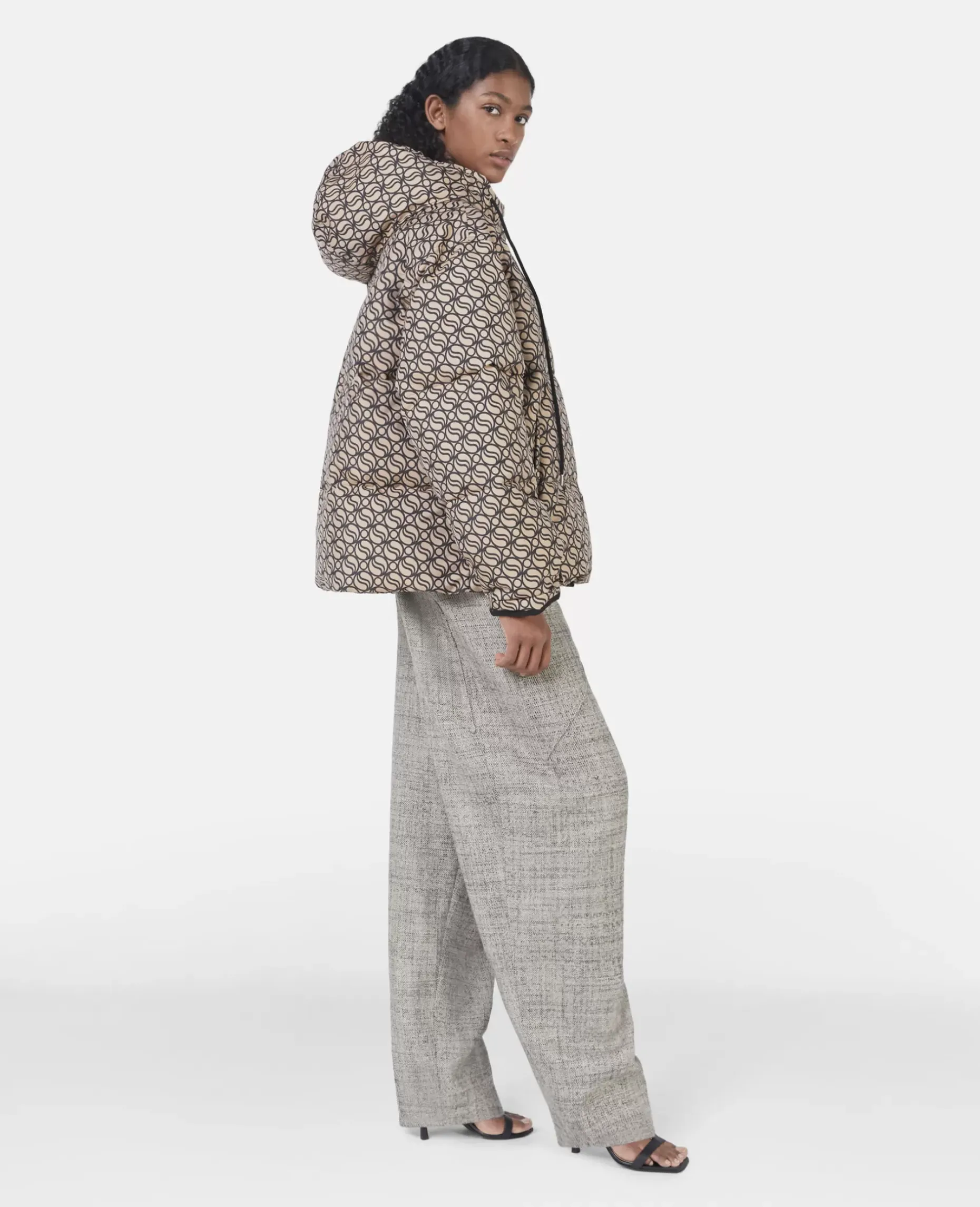 S-Wave Short Puffer Coat