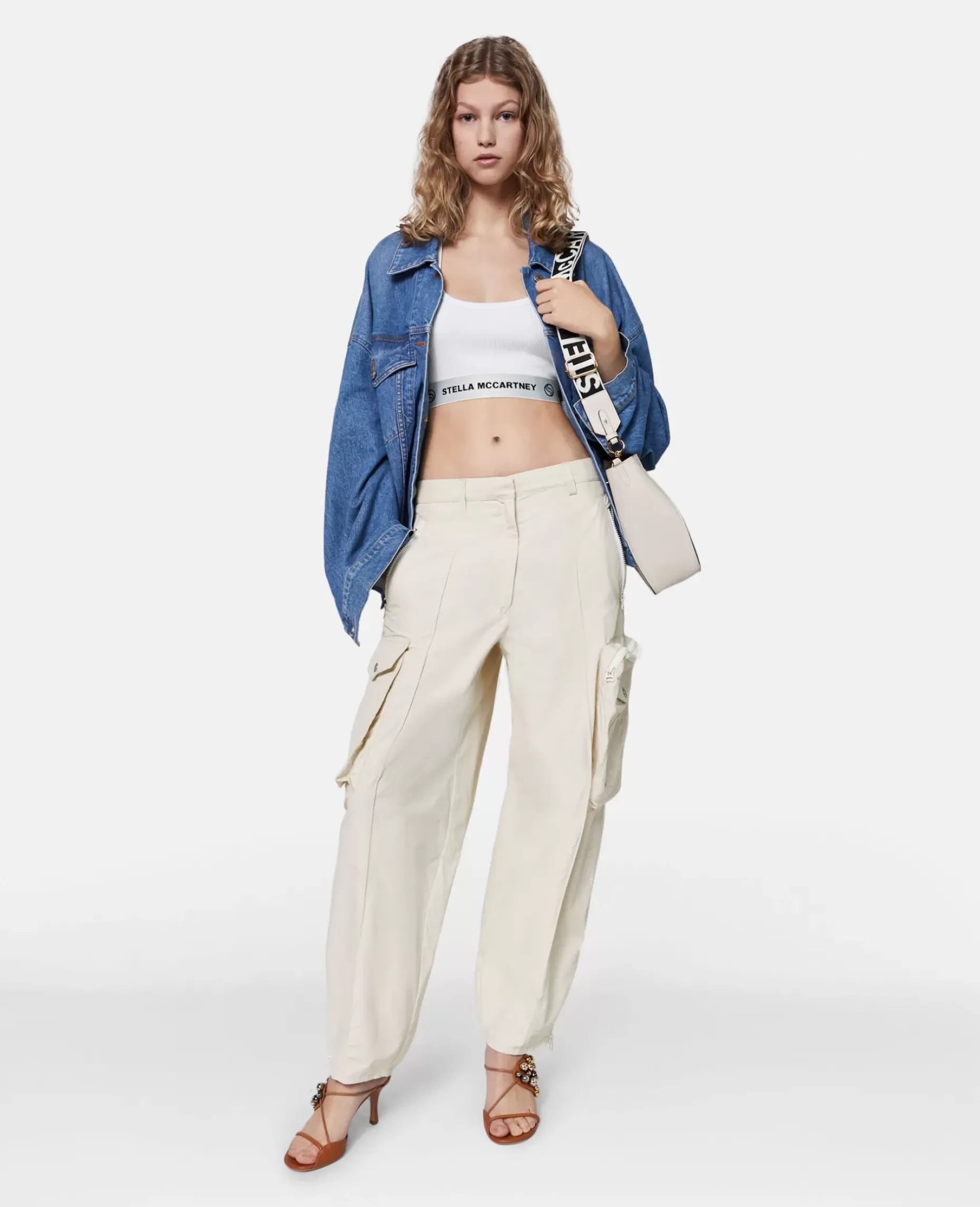 S-Wave Tape Crop Top