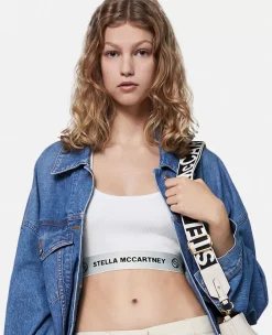 S-Wave Tape Crop Top