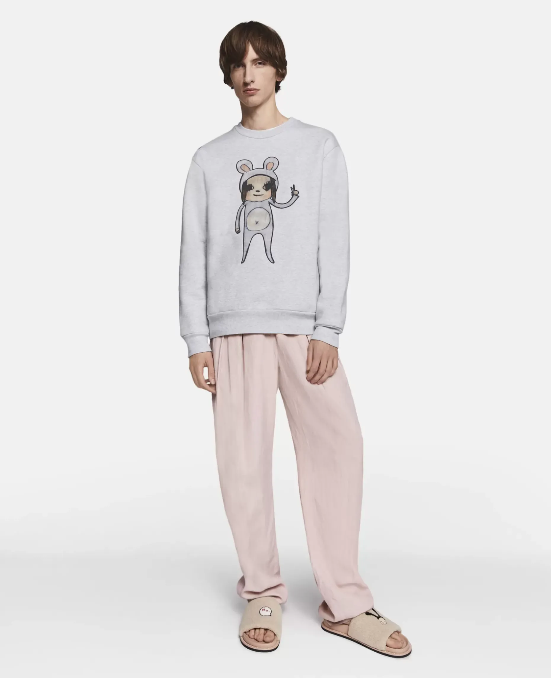 Untitled Bunny Girl Embroidered Sweatshirt