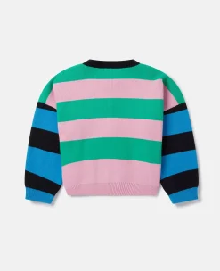 Variegated Stripe Zip Cardigan