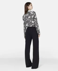 Wool Flannel Tailored Trousers