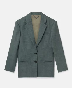 Wool Mouline Oversized Blazer