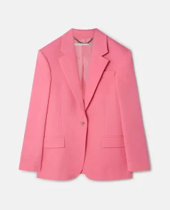Wool Single-Breasted Blazer