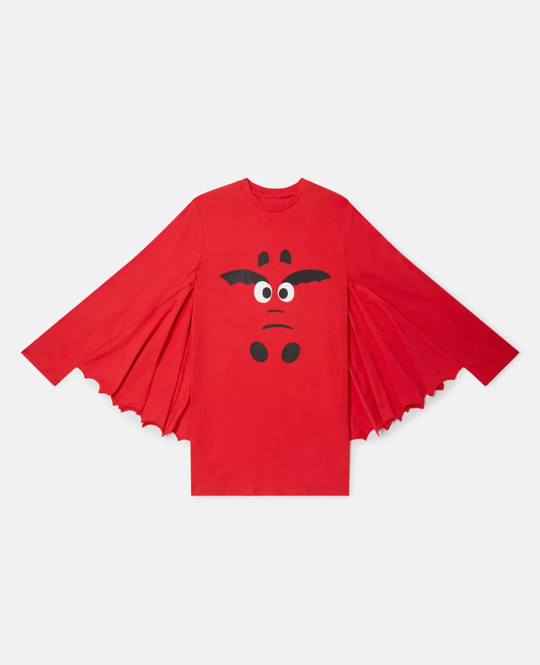 Year Of The Dragon Jersey Cape Dress